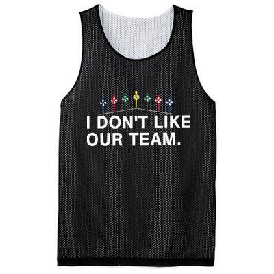I Don’T Like Our Team Mesh Reversible Basketball Jersey Tank