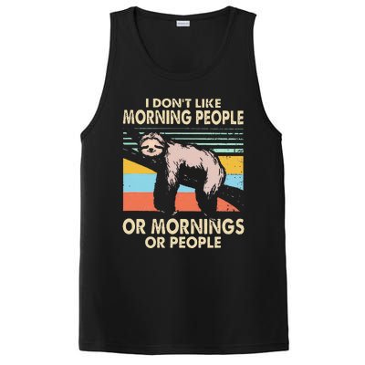 I DonT Like Morning People Or Mornings Or People Sloth PosiCharge Competitor Tank