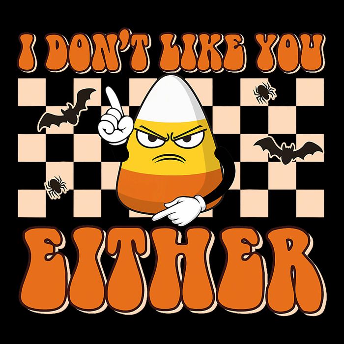 I DonT Like You Either Funny Candy Corn Halloween Costume City Backpack