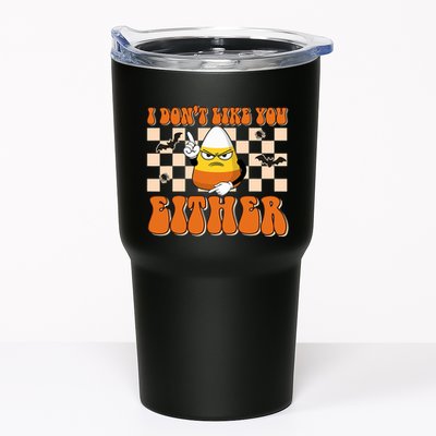 I DonT Like You Either Funny Candy Corn Halloween Costume Tumbler
