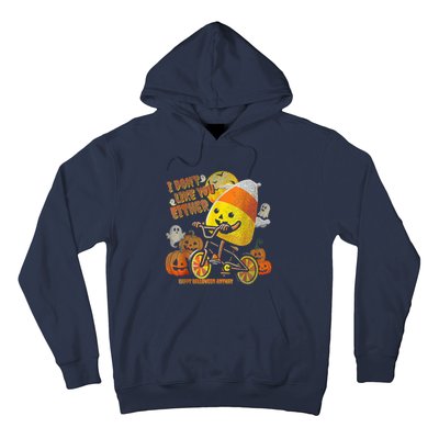 I Dont Like You Either Funny Halloween Candy Corn Boy Hoodie