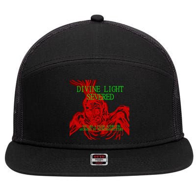 Ikono Divine Light Severed 7 Panel Mesh Trucker Snapback Hat