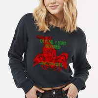 Ikono Divine Light Severed Cropped Pullover Crew