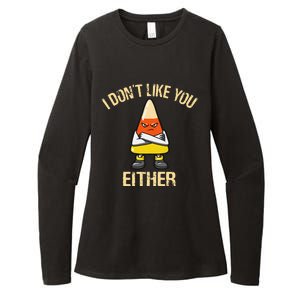 i don't like you either candy corn Womens CVC Long Sleeve Shirt