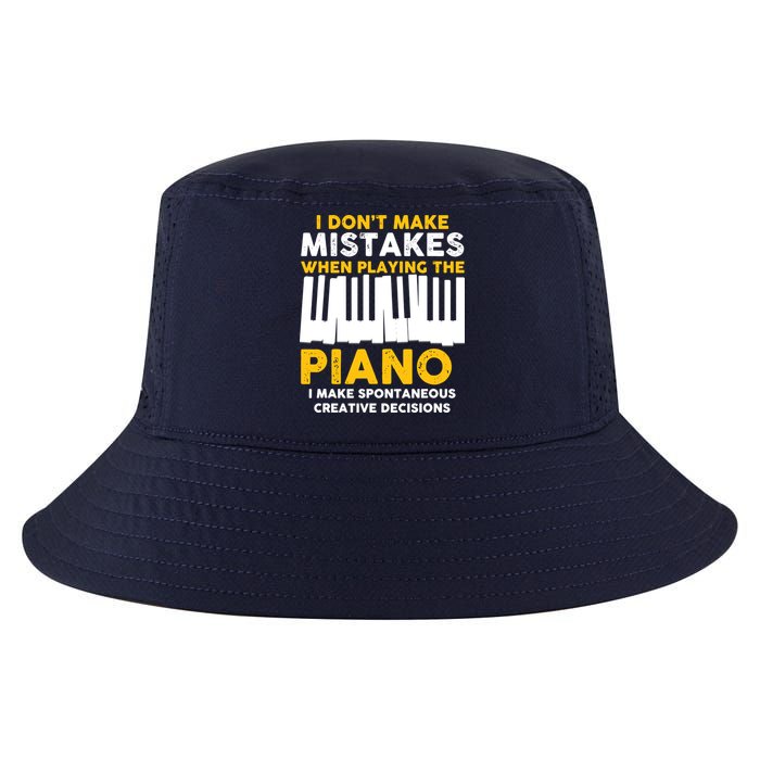 I Don't Make Mistakes Piano Musician Humor Cool Comfort Performance Bucket Hat