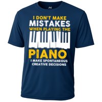 I Don't Make Mistakes Piano Musician Humor Cooling Performance Crew T-Shirt