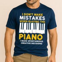 I Don't Make Mistakes Piano Musician Humor Cooling Performance Crew T-Shirt