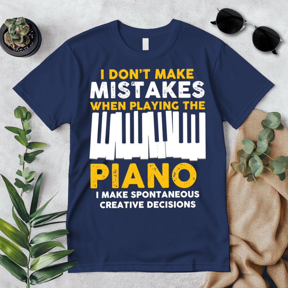 I Don't Make Mistakes Piano Musician Humor Premium T-Shirt