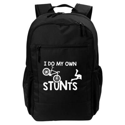 I Do My Own Stunts Mountain Biker Funny Backpack