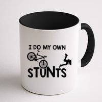 I Do My Own Stunts Mountain Biker Funny Mug