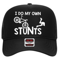 I Do My Own Stunts Mountain Biker Funny Hat