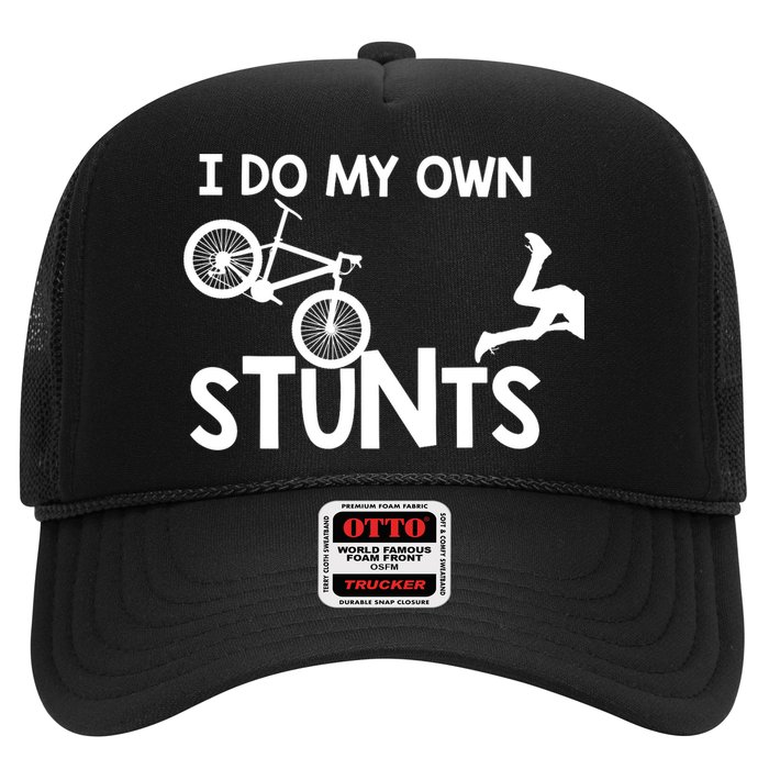 I Do My Own Stunts Mountain Biker Funny Hat