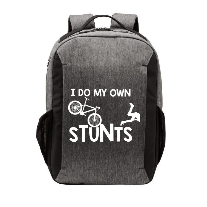 I Do My Own Stunts Mountain Biker Funny Vector Backpack
