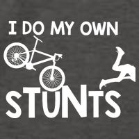I Do My Own Stunts Mountain Biker Funny Vector Backpack