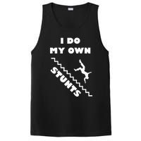 I Do My Own Stunts Stairs Absolutely Hilarious Funny PosiCharge Competitor Tank