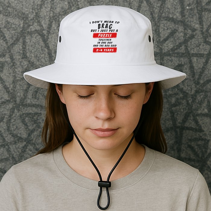 I Don't Mean To Brag I Just Put A Puzzle Together... Legacy Cool Fit Booney Bucket Hat