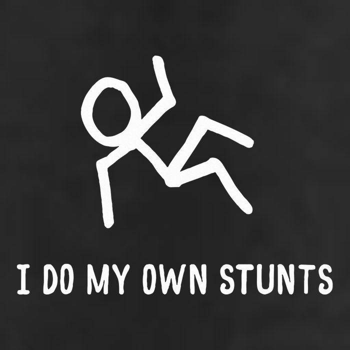I Do My Own Stunts Garment-Dyed Fleece Hoodie