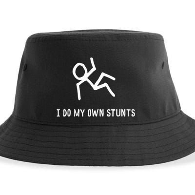 I Do My Own Stunts Sustainable Bucket Hat