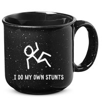 I Do My Own Stunts 15oz Campfire Ceramic Mug