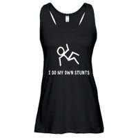 I Do My Own Stunts Ladies Essential Flowy Tank