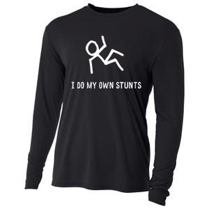 I Do My Own Stunts Cooling Performance Long Sleeve Crew