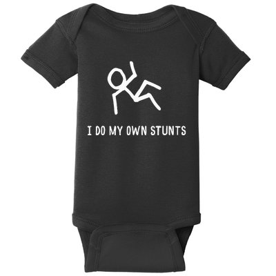 I Do My Own Stunts Baby Bodysuit