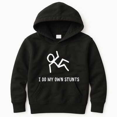 I Do My Own Stunts Kids Hoodie