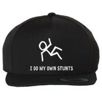 I Do My Own Stunts Wool Snapback Cap