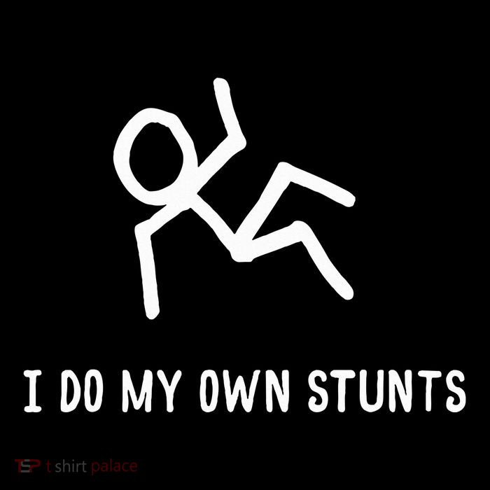 I Do My Own Stunts Kids T-Shirt