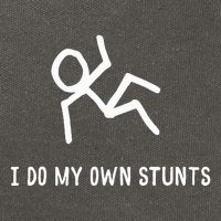 I Do My Own Stunts Cotton Canvas Backpack