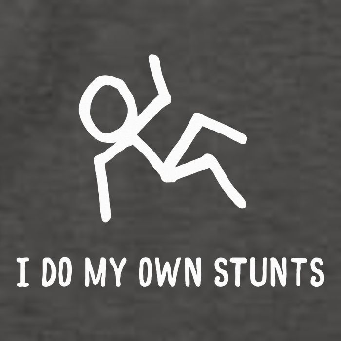 I Do My Own Stunts Vector Backpack