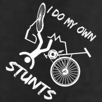 I Do My Own Stunts Funny Quote Gift Golf Towel