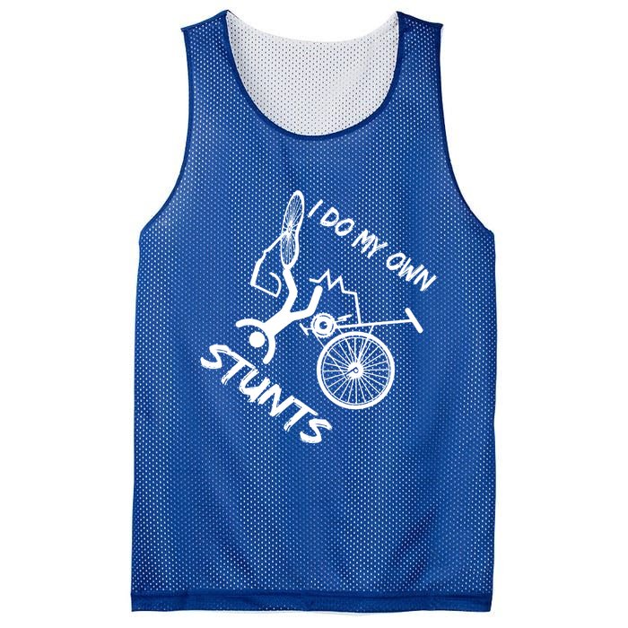 I Do My Own Stunts Funny Quote Gift Mesh Reversible Basketball Jersey Tank