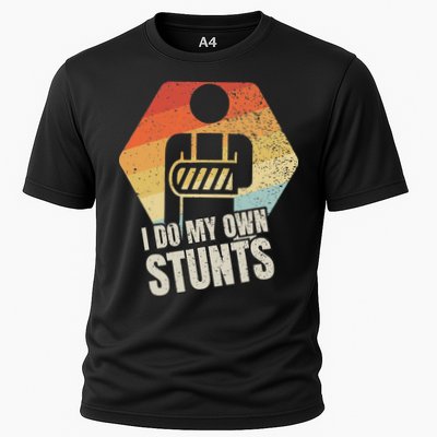 I Do My Own Stunts Broken Arm Gifts Funny Injury Performance Shirt