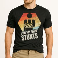 I Do My Own Stunts Broken Arm Gifts Funny Injury Cooling Performance Crew T-Shirt