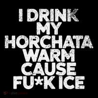 I Drink My Horchata Warm Cause Fck Ice Deportation Protest Short Acrylic Beanie