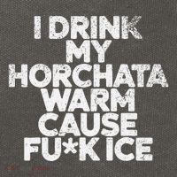 I Drink My Horchata Warm Cause Fck Ice Deportation Protest Cotton Canvas Backpack