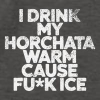 I Drink My Horchata Warm Cause Fck Ice Deportation Protest Vector Backpack