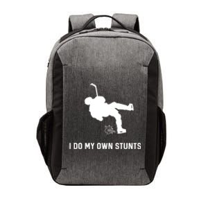 I Do My Own Stunts Hockey Funny Hockey Player Gift Vector Backpack