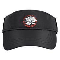 I Don't Make Mistakes I Date Them Cupid Adult Drive Performance Visor
