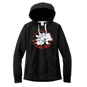 I Don't Make Mistakes I Date Them Cupid Women's Fleece Hoodie