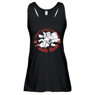 I Don't Make Mistakes I Date Them Cupid Ladies Essential Flowy Tank
