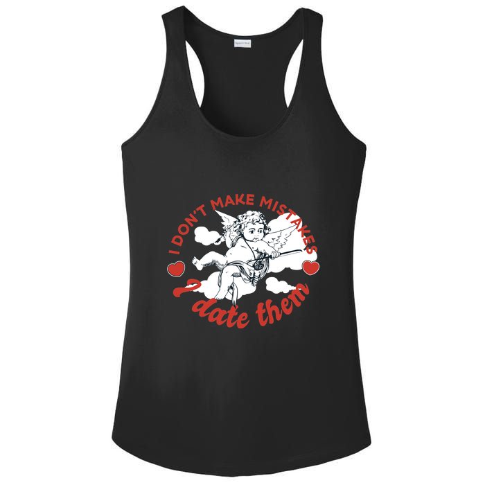 I Don't Make Mistakes I Date Them Cupid Ladies PosiCharge Competitor Racerback Tank