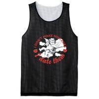 I Don't Make Mistakes I Date Them Cupid Mesh Reversible Basketball Jersey Tank