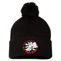 I Don't Make Mistakes I Date Them Cupid Pom Pom 12in Knit Beanie