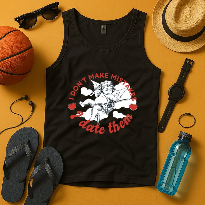 I Don't Make Mistakes I Date Them Cupid Tank Top
