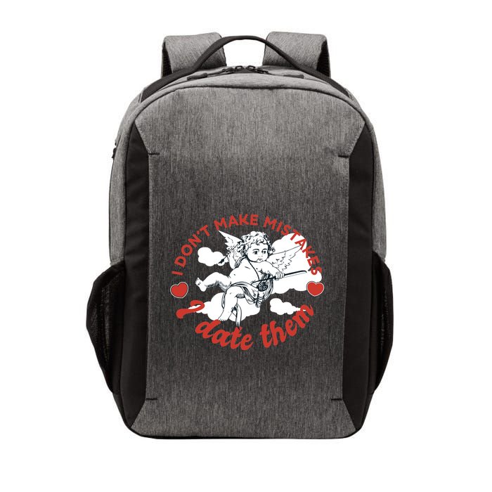 I Don't Make Mistakes I Date Them Cupid Vector Backpack