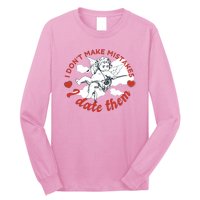 I Don't Make Mistakes I Date Them Cupid Long Sleeve Shirt