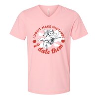 I Don't Make Mistakes I Date Them Cupid V-Neck T-Shirt