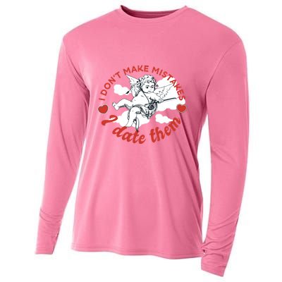 I Don't Make Mistakes I Date Them Cupid Cooling Performance Long Sleeve Crew